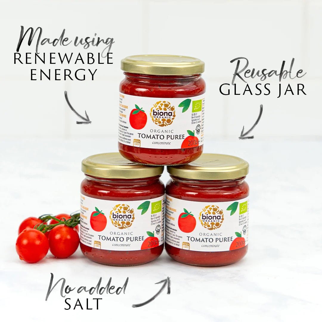 Organic Tomato Puree 200g - Biona - Condiments & Sauces - Eco Natural Products