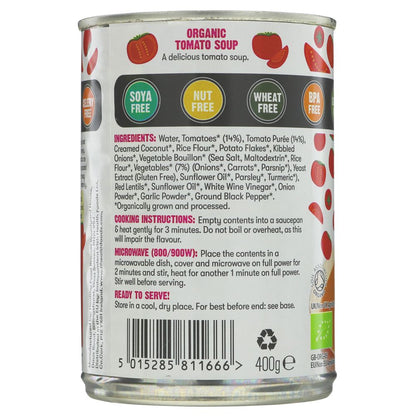 Organic Tomato Soup 400g - Free & Easy - Soups & Broths - Eco Natural Products