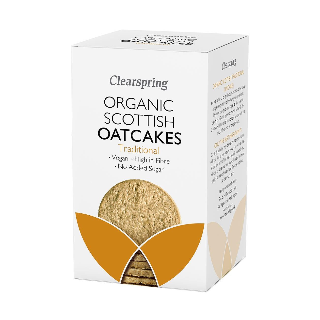Organic Traditional Oatcakes 200g - Clearspring - Cake - Eco Natural Products