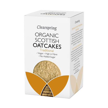 Organic Traditional Oatcakes 200g - Clearspring - Cake - Eco Natural Products