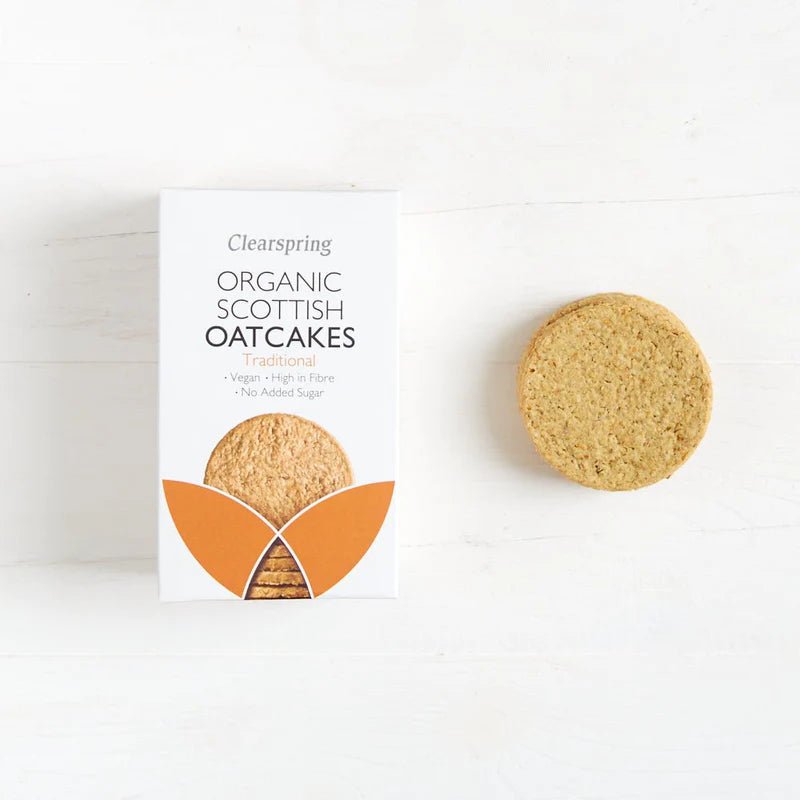 Organic Traditional Oatcakes 200g - Clearspring - Cake - Eco Natural Products