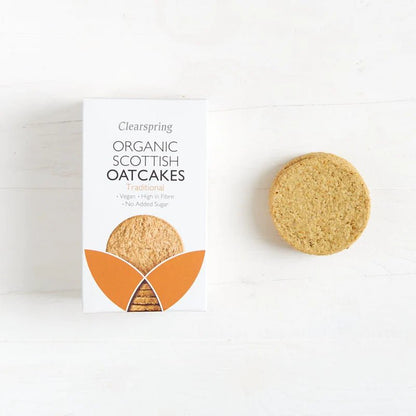 Organic Traditional Oatcakes 200g - Clearspring - Cake - Eco Natural Products
