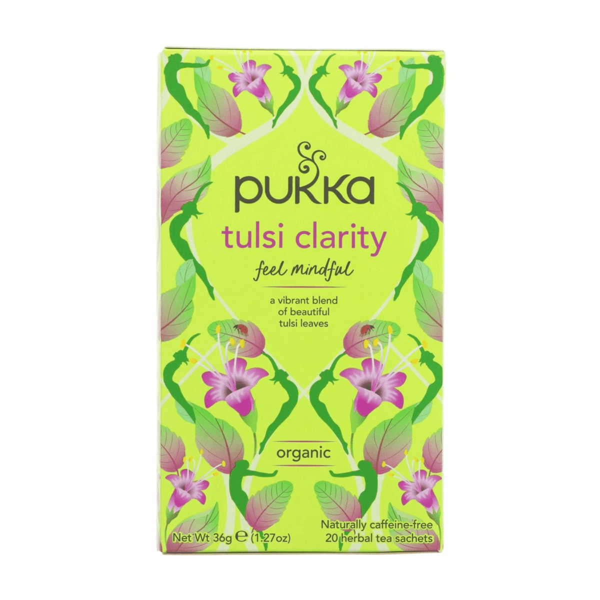 Organic Tulsi Clarity Herbal Tea 20 Bags - Pukka Herbs - Teas - Pukka Herbs