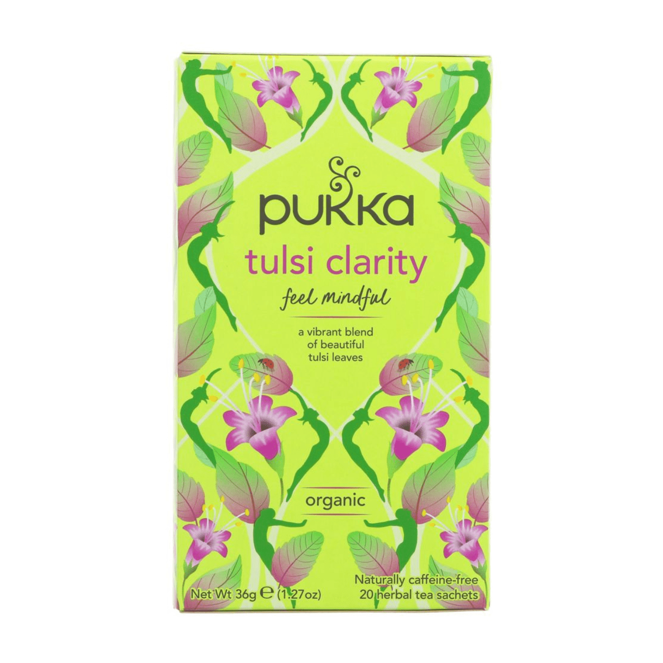 Organic Tulsi Clarity Herbal Tea 20 Bags - Pukka Herbs - Teas - Pukka Herbs