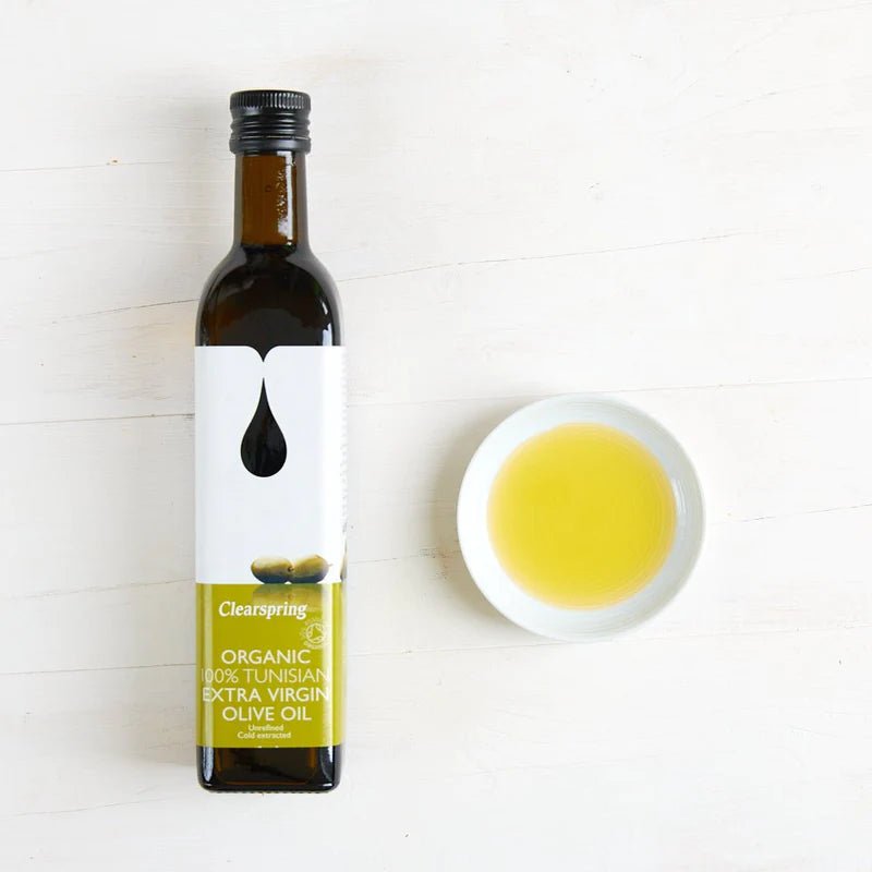 Organic Tunisian Extra Virgin Olive Cold Pressed Oil 500ml - Clearspring - Oil - Eco Natural Products