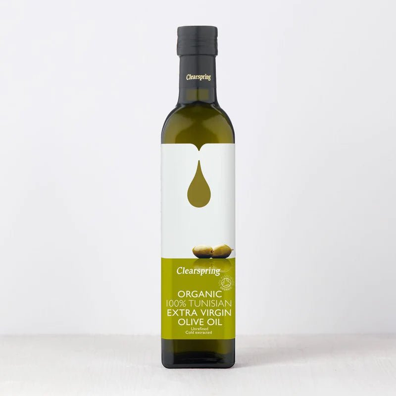 Organic Tunisian Extra Virgin Olive Cold Pressed Oil 500ml - Clearspring - Oil - Eco Natural Products