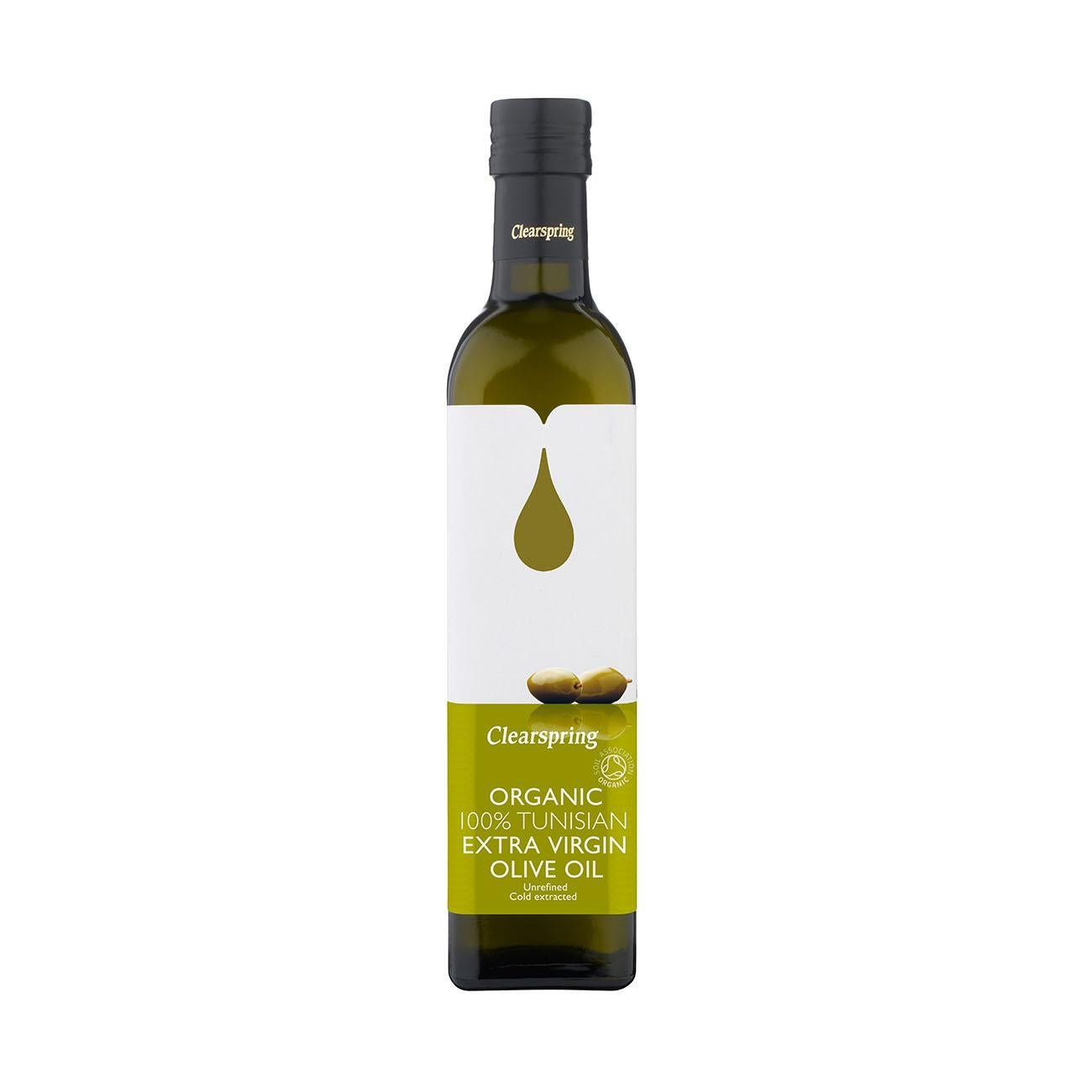 Organic Tunisian Extra Virgin Olive Cold Pressed Oil 500ml - Clearspring - Oil - Eco Natural Products