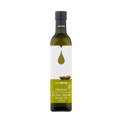 Organic Tunisian Extra Virgin Olive Cold Pressed Oil 500ml - Clearspring - Oil - Eco Natural Products