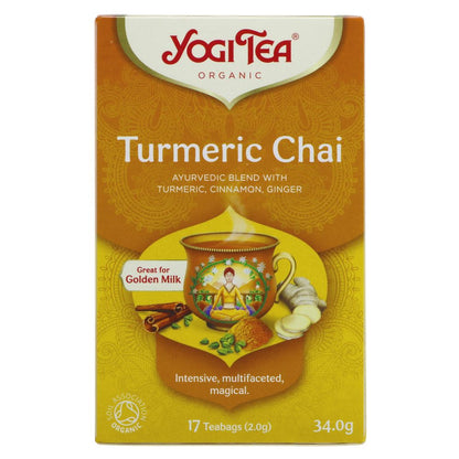 Organic Turmeric Chai 17bag - Yogi Tea - Tea - Eco Natural Products