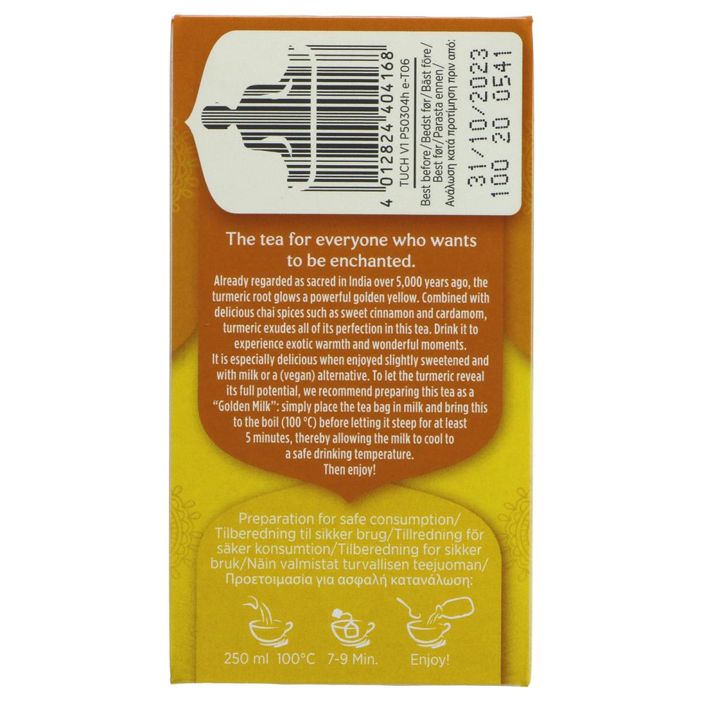 Organic Turmeric Chai 17 Bags - Eco Natural Products - Yogi Tea - Tea