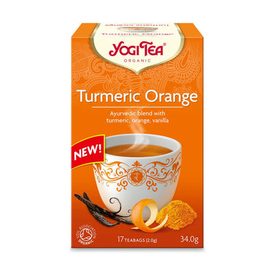 Organic Turmeric Orange Spice Tea 17 Bags - Yogi Tea - Tea - Eco Natural Products