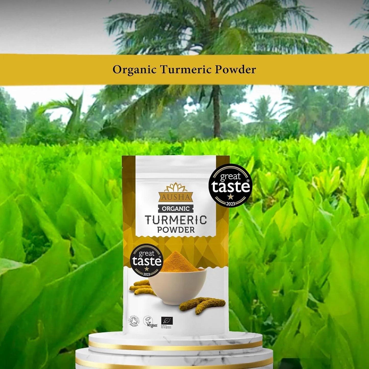 Organic Turmeric Powder 200g - Ausha - Herbs & Spices - Ausha
