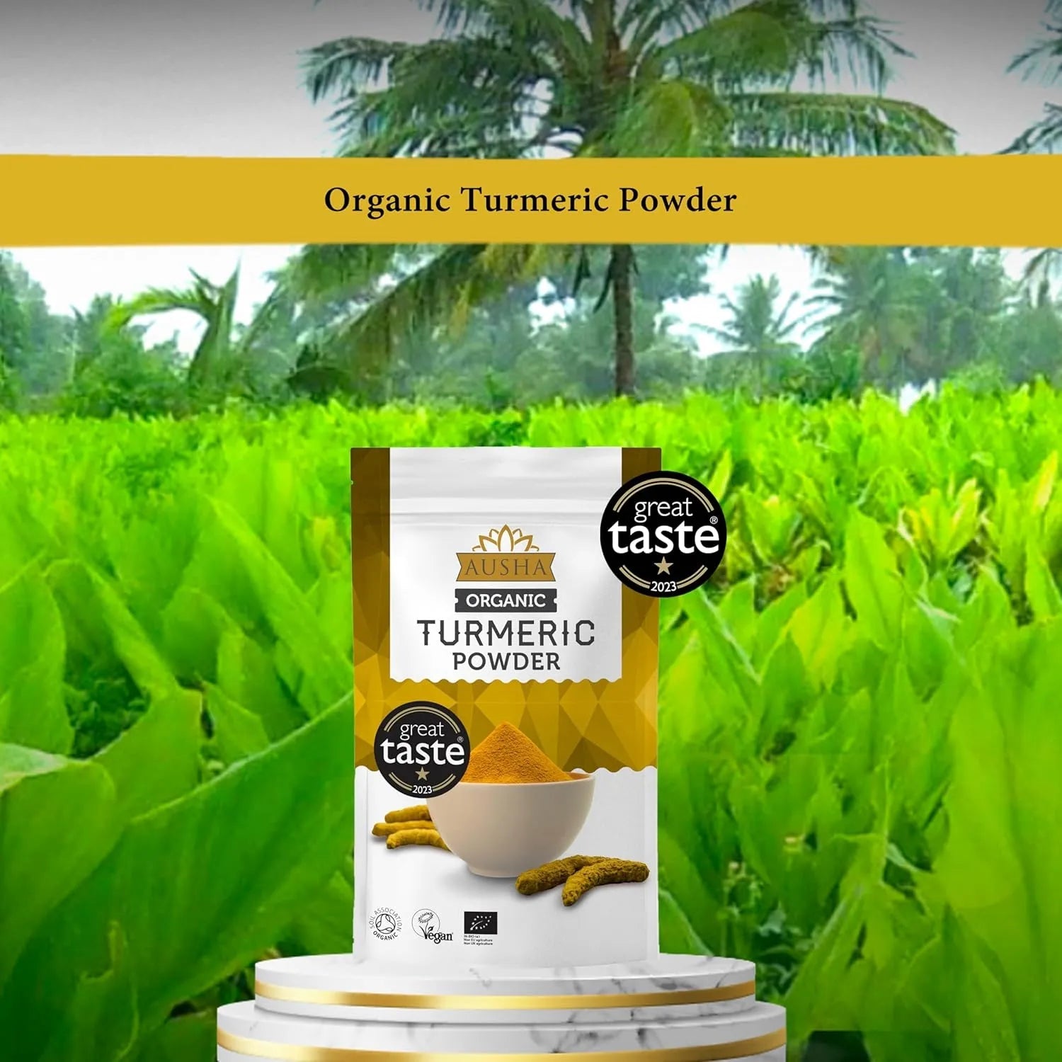 Organic Turmeric Powder 200g - Ausha - Herbs & Spices - Ausha