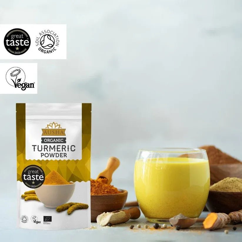 Organic Turmeric Powder 200g - Ausha - Herbs & Spices - Ausha