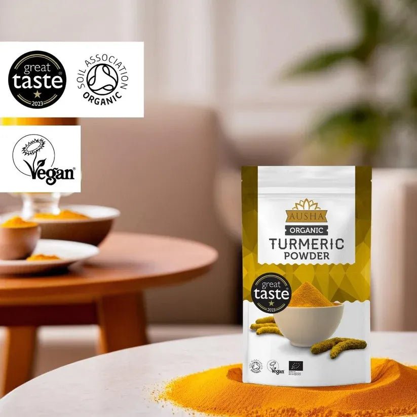 Organic Turmeric Powder 200g - Ausha - Herbs & Spices - Ausha