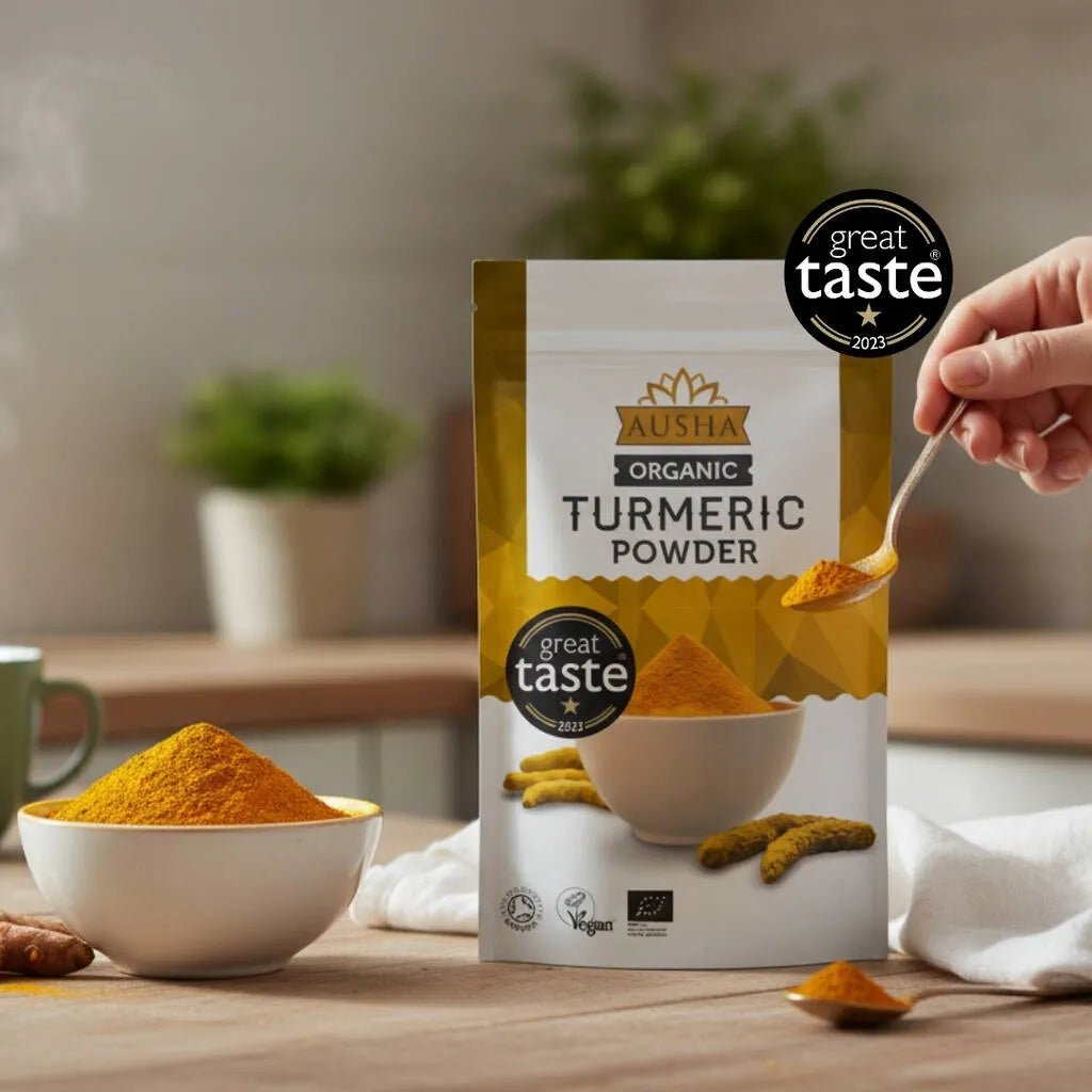 Organic Turmeric Powder 200g - Ausha - Herbs & Spices - Ausha