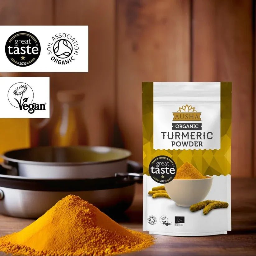 Organic Turmeric Powder 200g - Ausha - Herbs & Spices - Ausha