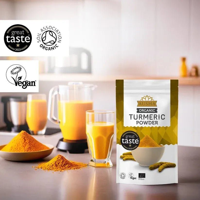 Organic Turmeric Powder 200g - Ausha - Herbs & Spices - Ausha