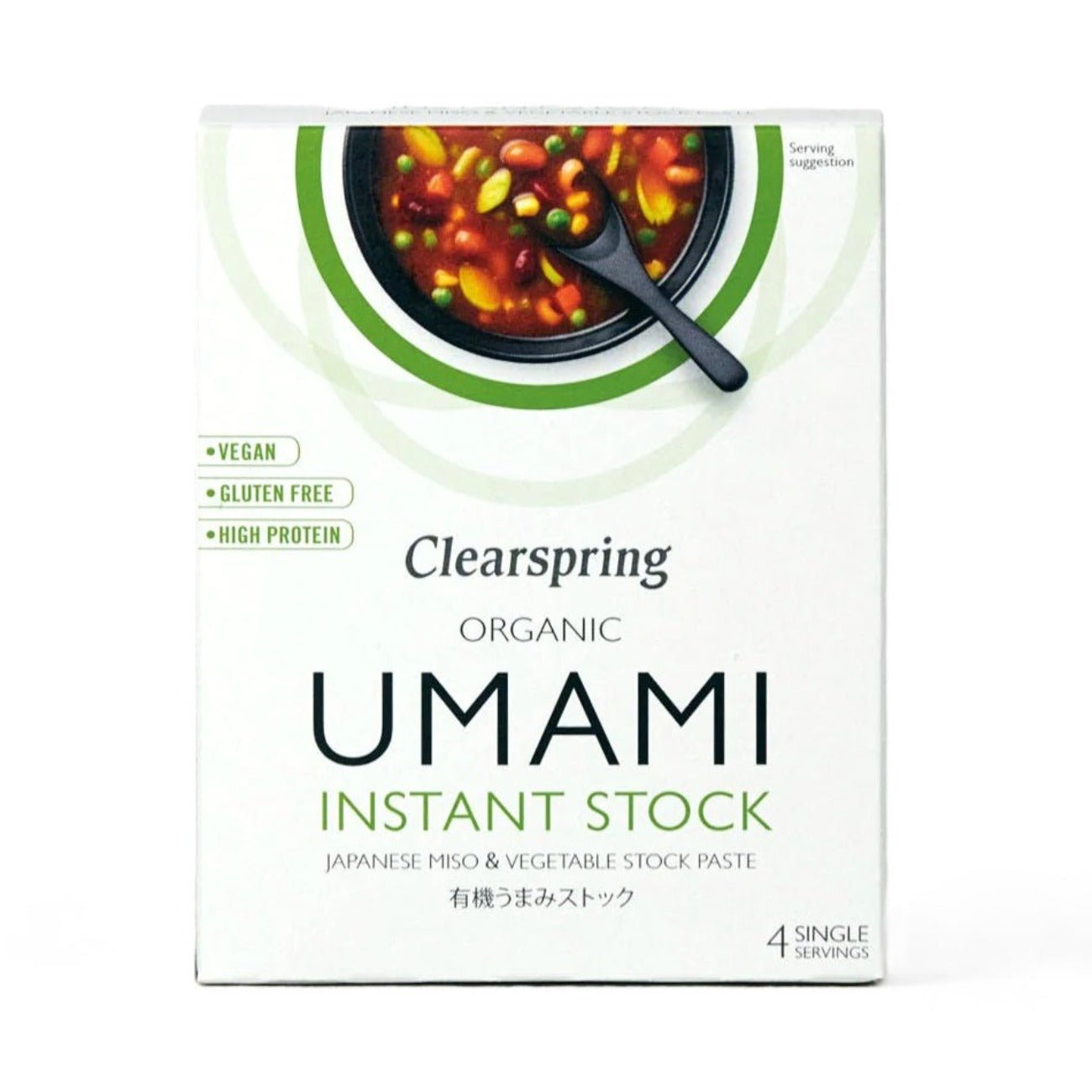 Organic Umami Instant Stock Paste 112g - Clearspring - Instant Miso Soup - Eco Natural Products