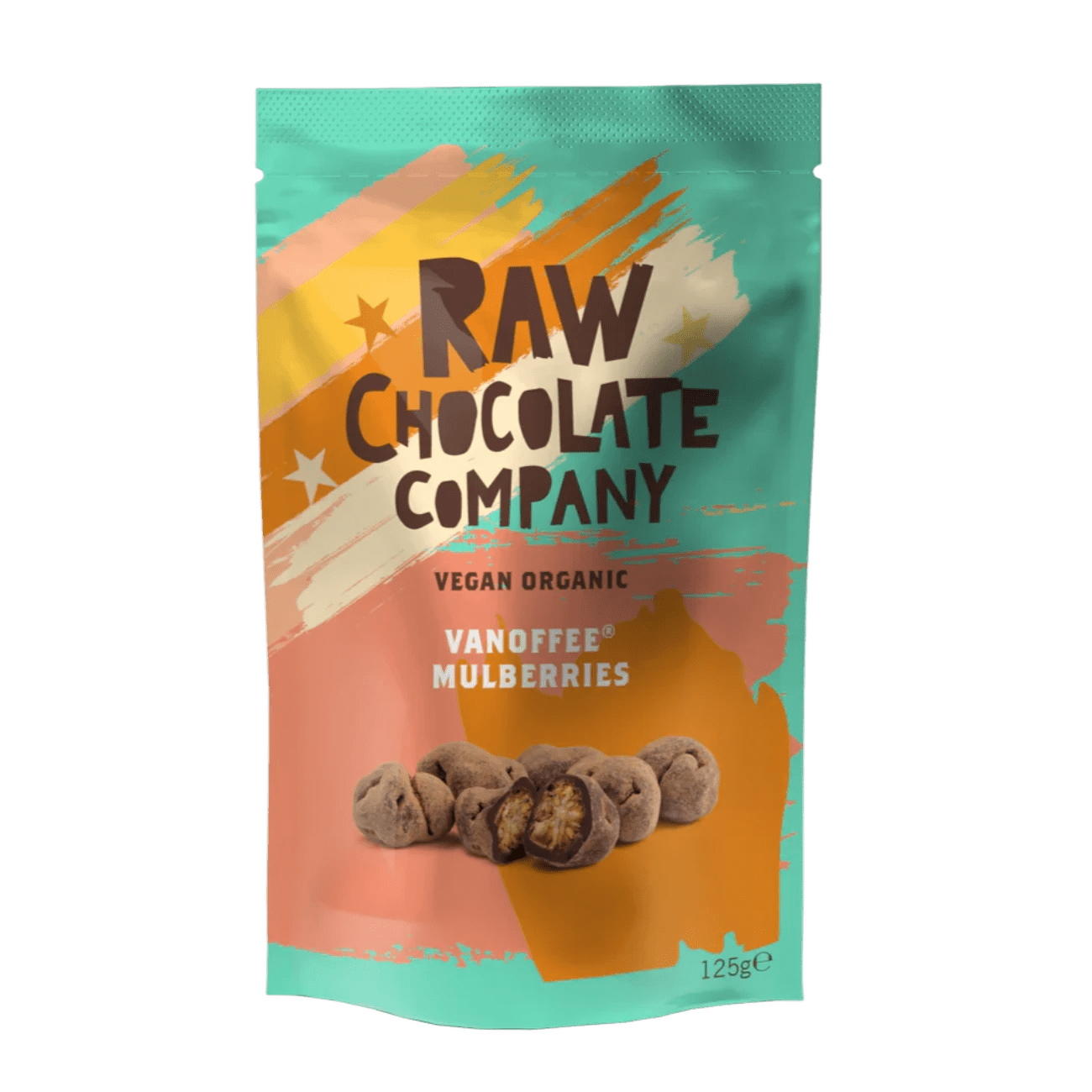 Organic Vanoffee Mulberries Snack 125g [BLACK FRIDAY] - Eco Natural Products - The Raw Chocolate Company - Snack