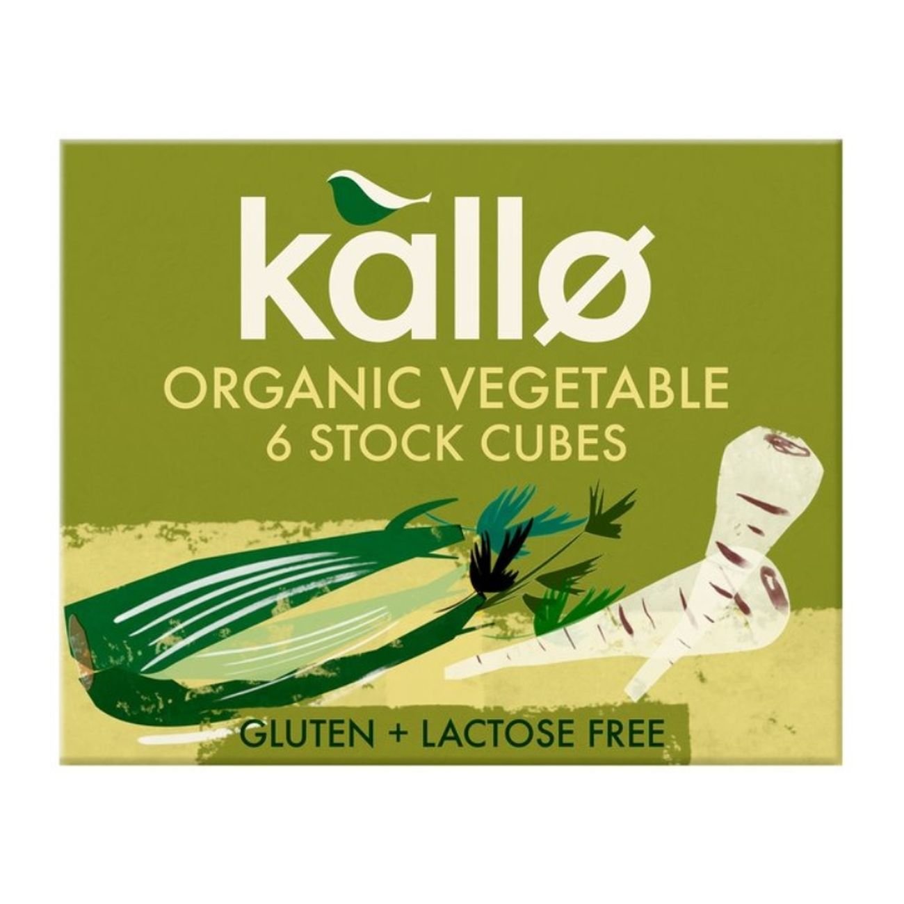 Organic Vegetable Stock 6 Cubes - Kallo - Stock Cubes - Eco Natural Products