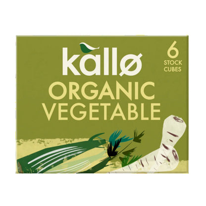 Organic Vegetable Stock 6 Cubes - Kallo - Herbs & Spices - Kallo