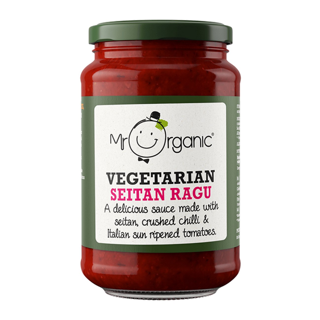 Organic Vegetarian Seitan Ragu 350g - Mr Organic - Pasta Sauce - Eco Natural Products