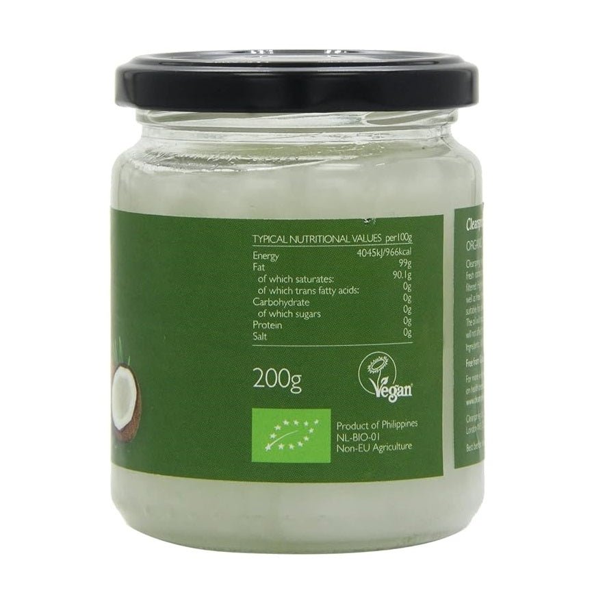 Organic Virgin Coconut Oil 200g - Clearspring - Coco Oil - Eco Natural Products