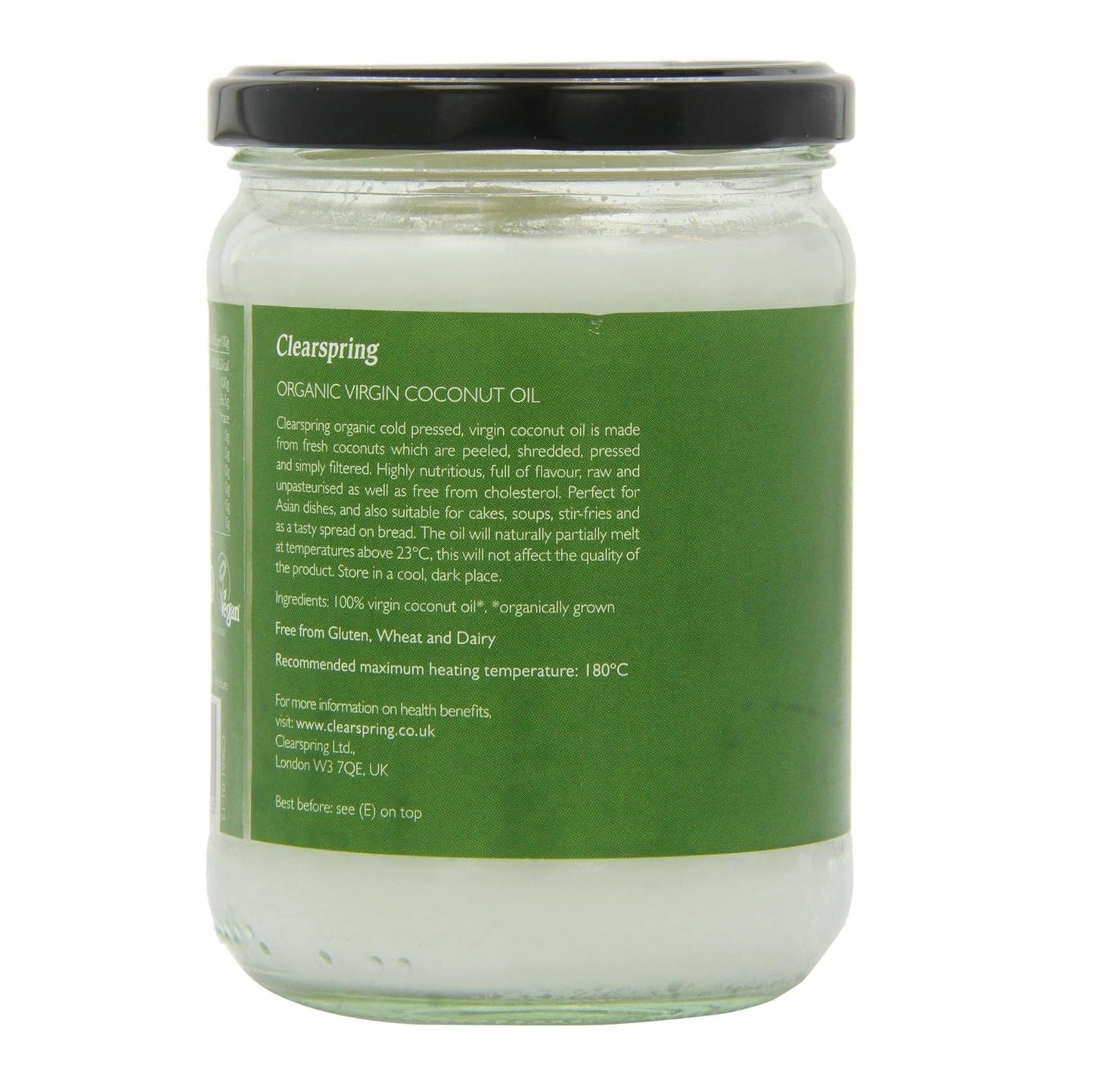 Organic Virgin Coconut Oil 400g - Clearspring - Coco Oil - Eco Natural Products