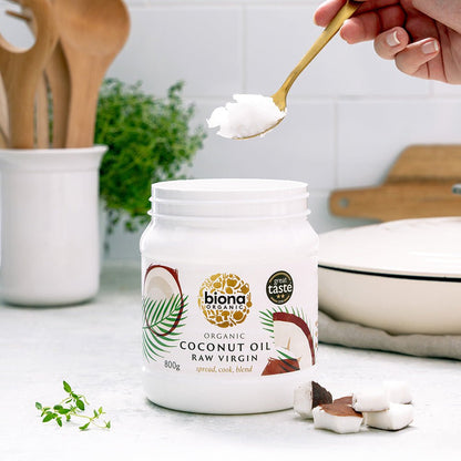Organic Virgin Coconut Oil 800g - Biona - Coconut Oil - Eco Natural Products