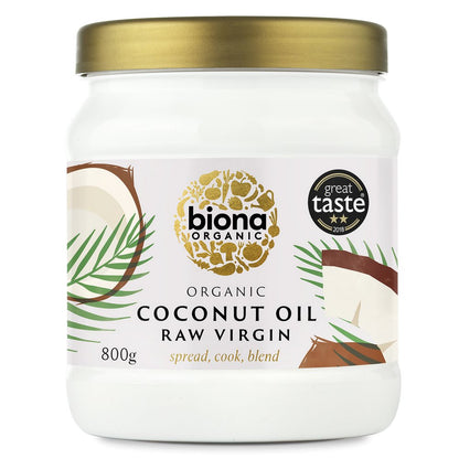 Organic Virgin Coconut Oil 800g - Biona - Coconut Oil - Eco Natural Products