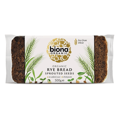 Organic Vitality Sprout Mix Rye Bread 500g - Biona - Breads & Buns - Eco Natural Products
