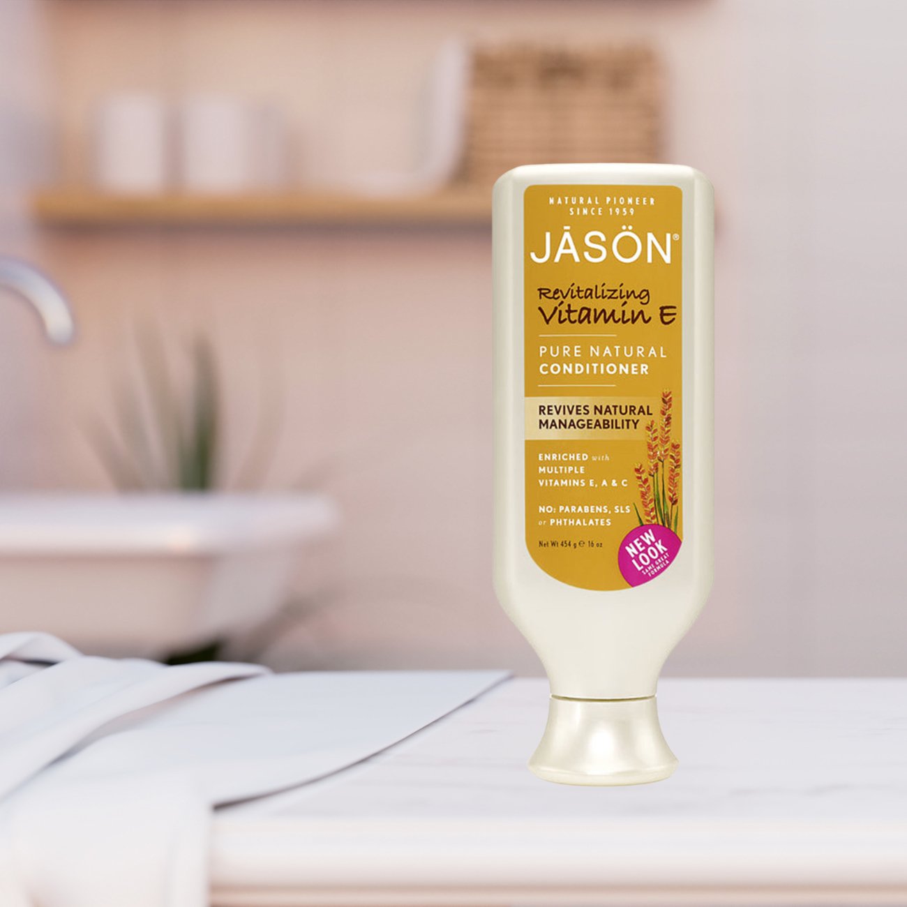 Organic Vitamin A C E Conditioner 454g - Jason - Conditioners - Eco Natural Products