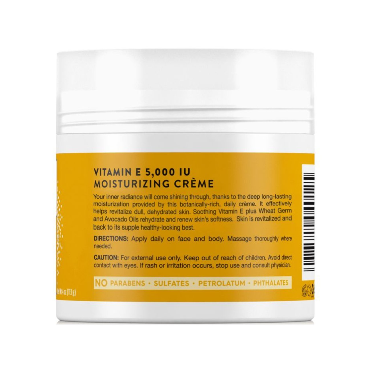 Organic Vitamin E 5000IU Cream 120g - Jason - Face Cream - Eco Natural Products