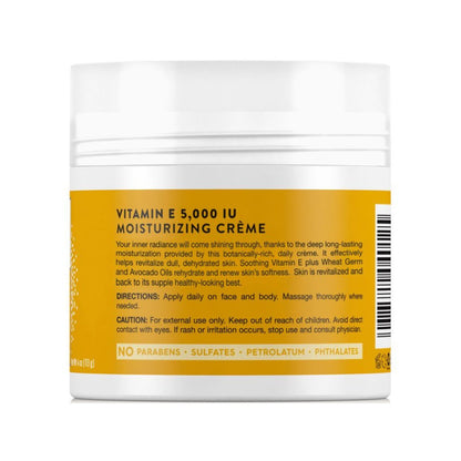 Organic Vitamin E 5000IU Cream 120g - Jason - Face Cream - Eco Natural Products