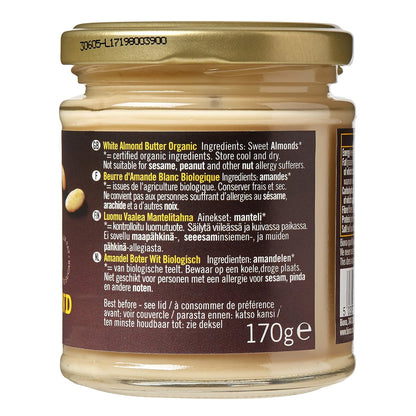 Organic White Almond Butter 170g - Biona - Butter & Margarine - Eco Natural Products