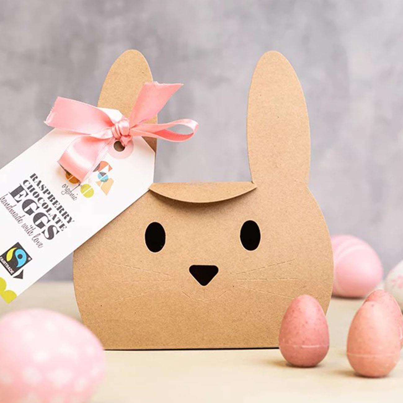 Organic White Chocolate & Raspberry Mini Eggs Easter 140g - Cocoa Loco - Chocolates - Cocoa Loco