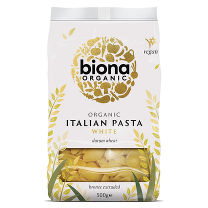 Organic White Conchiglie 500g - Biona - Pasta - Eco Natural Products