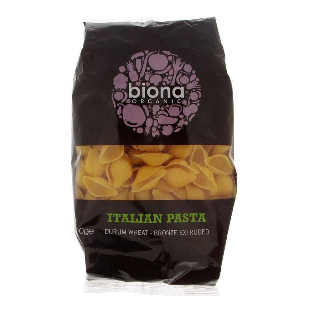 Organic White Conchiglie 500g - Biona - Pasta - Eco Natural Products