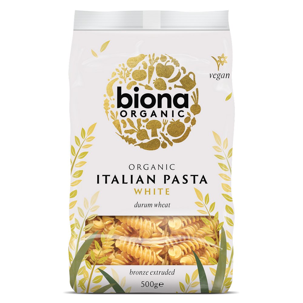 Organic White Fusilli 500g - Biona - Pasta - Eco Natural Products