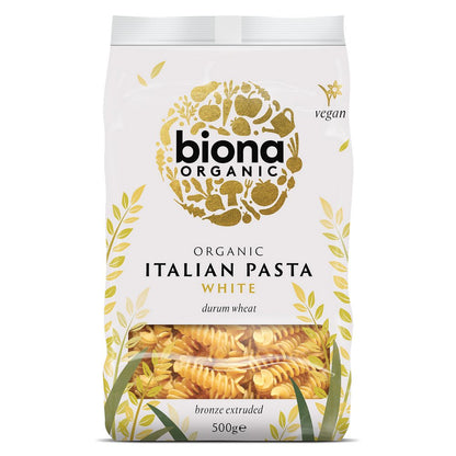 Organic White Fusilli 500g - Biona - Pasta - Eco Natural Products