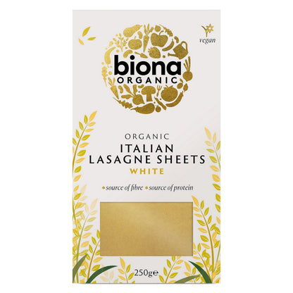 Organic White Lasagne 250g - Biona - Pasta - Eco Natural Products