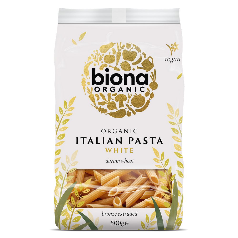 Organic White Penne 500g - Biona - Pasta - Eco Natural Products