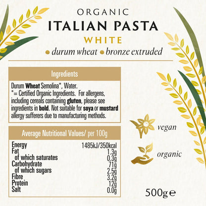 Organic White Penne 500g - Biona - Pasta - Eco Natural Products
