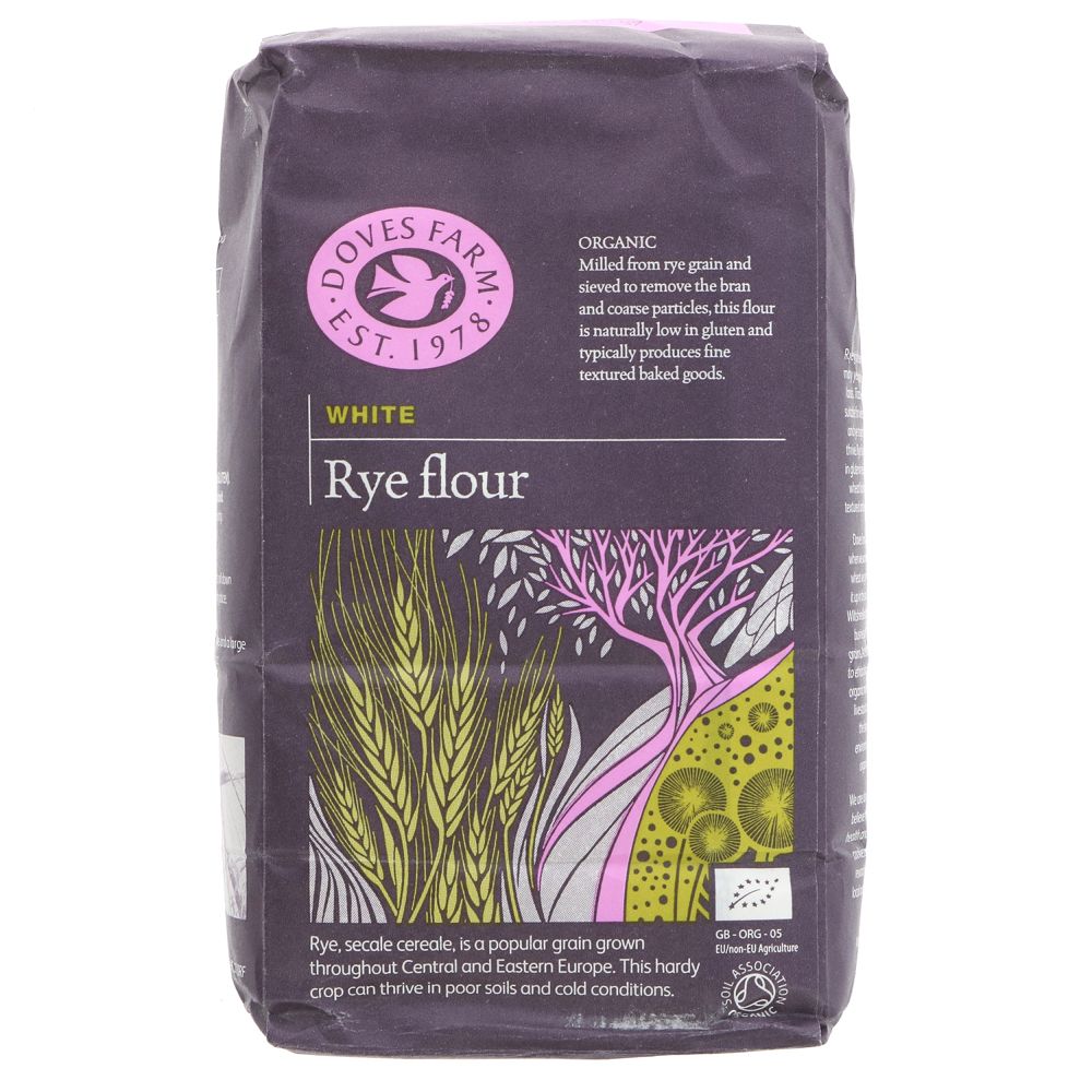 Organic White Rye Flour 1kg - Doves Farm - Flour - Eco Natural Products