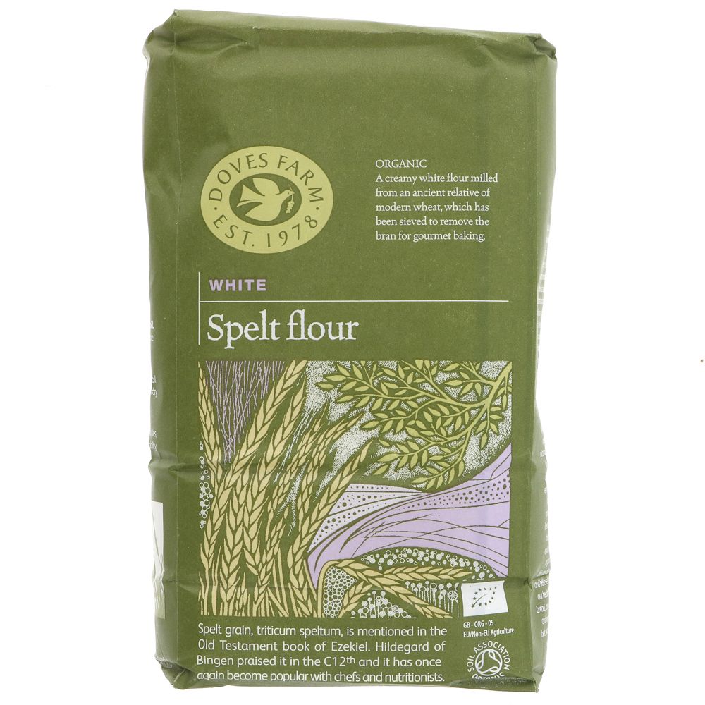 Organic White Spelt Flour 1kg - Doves Farm - Flour - Eco Natural Products