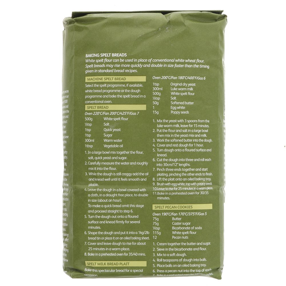 Organic White Spelt Flour 1kg - Doves Farm - Flour - Eco Natural Products