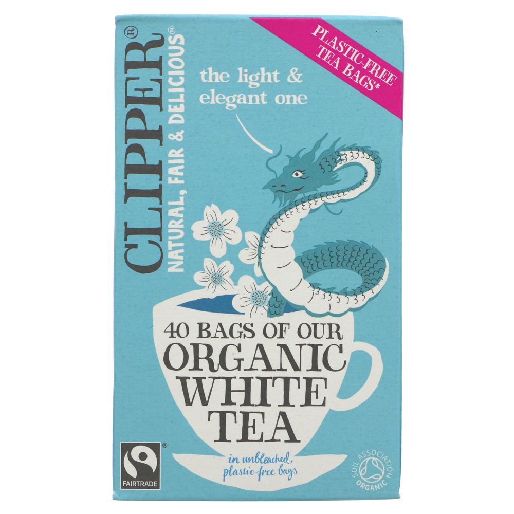 Organic White Tea 40 Bags - Clipper - White Tea - Eco Natural Products