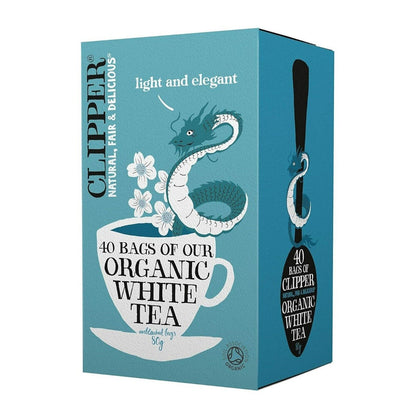 Organic White Tea 40 Bags - Clipper - White Tea - Eco Natural Products