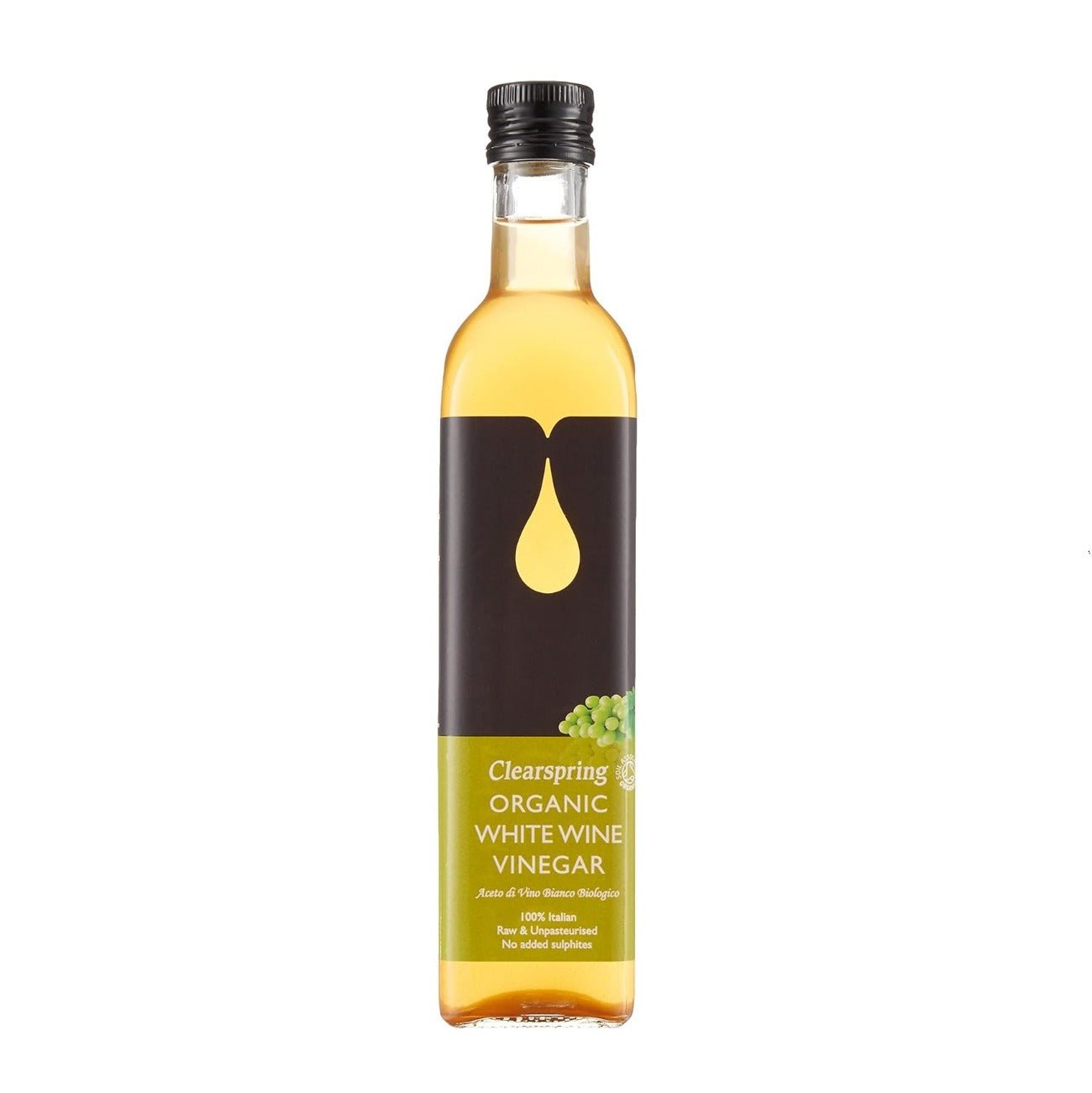 Organic White Wine Vinegar 500ml - Clearspring - Vinegar - Eco Natural Products